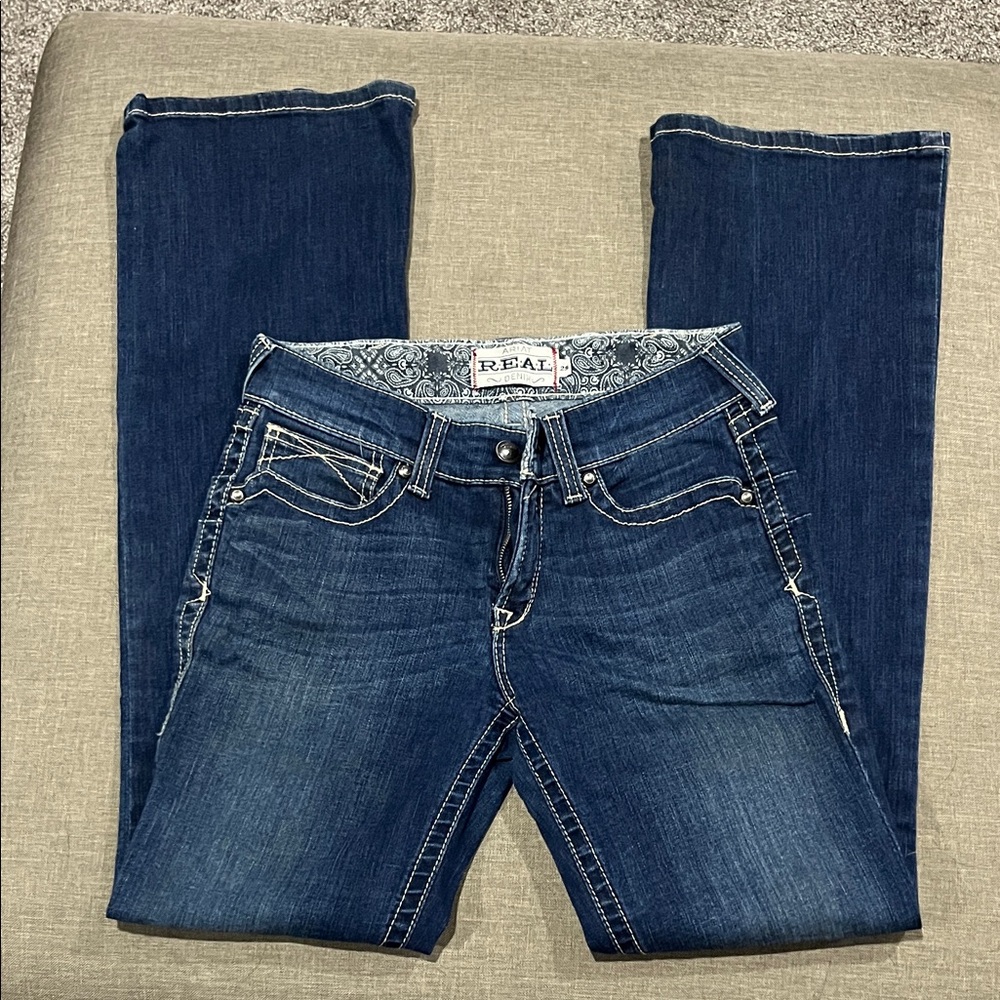 Ariat Women's Dark Blue Boot Cut Jeans